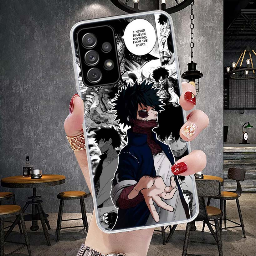 

My Hero MHA Deku Phone Case For Samsung Galaxy A12 A22 A32 A52 A72 A02S A51 A50S A71 A70 A31 A20S Note 20 Ultra S10 A10S Galaxy Samsung A52