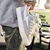 Mens Casual Canvas Sneakers Low Top Round Toe Rubber Sole Lightweight Comfortable Streetwear Style