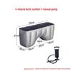 Inflatable Car Bed and Footrest for Rear Seat Use In Sedans and SUVs