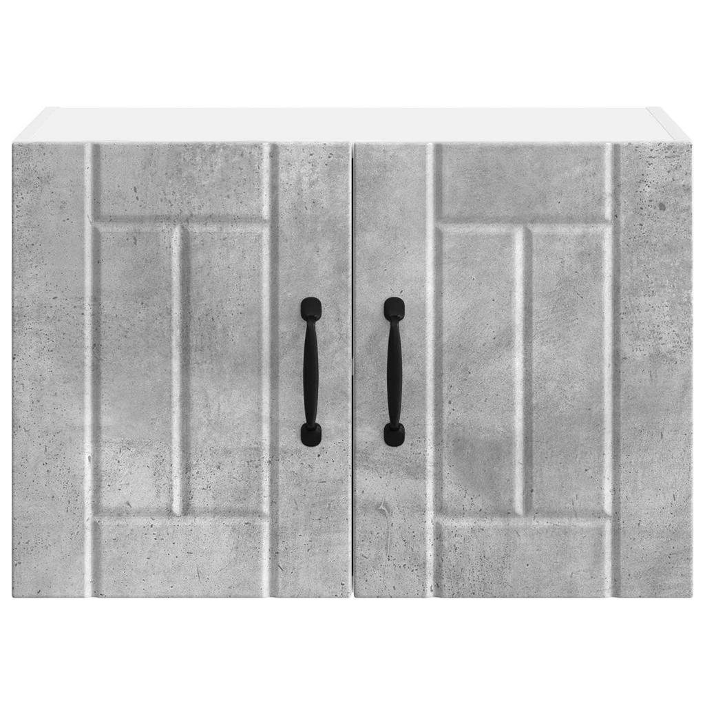 Wall Cabinet LUCCA 2 pcs Concrete Grey 60 x 31 x 40 cm Particleboard