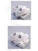 Zapatillas de Moda Blancas de Tacón Bajo para Mujer Primavera/Otoño 2025 - Tacón Plano, Estilo Deportivo Casual