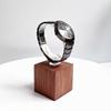 Supporto per Orologi in Legno di Noce Fatto a Mano Elegante Supporto Espositore per Orologi a Forma di C Portaoggetti per Orologi da Casa e Negozio