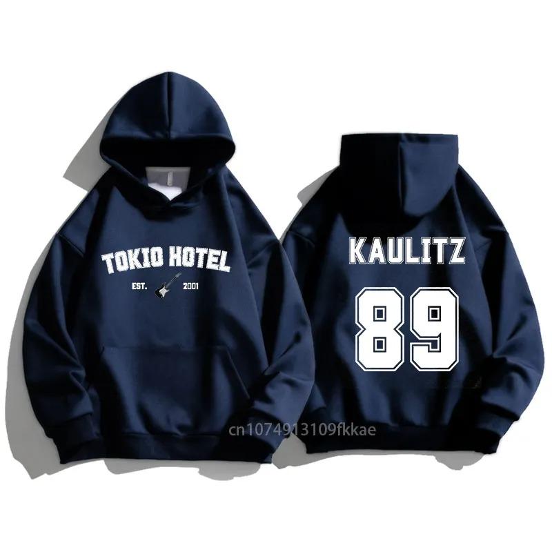 Tokio Hotel Unisex Cotton Hoodie Kaulitz Fashion Fleece Luxury Hooded Sweatshirt Plain Winter Autumn Print Men Women Pullover