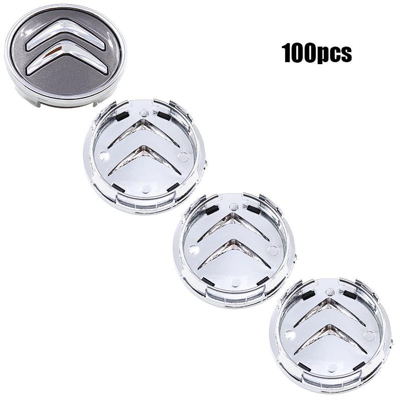 

100pcs 60mm Citroen Car Wheel cap emblem Wheel Center Hub Cap auto Rim refit dust-proof badge covers sticker styling accessories 60mm wheel cap&100pcs