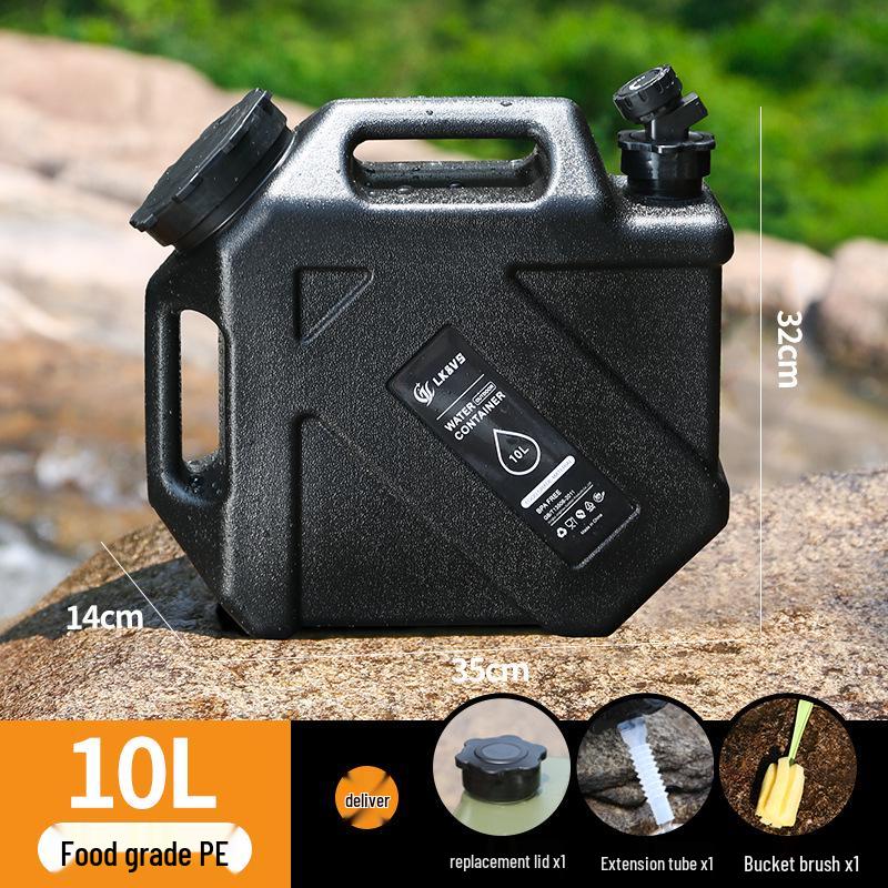 Food Grade PE Water Bucket with Faucet for Outdoor, Camping, and Household Use