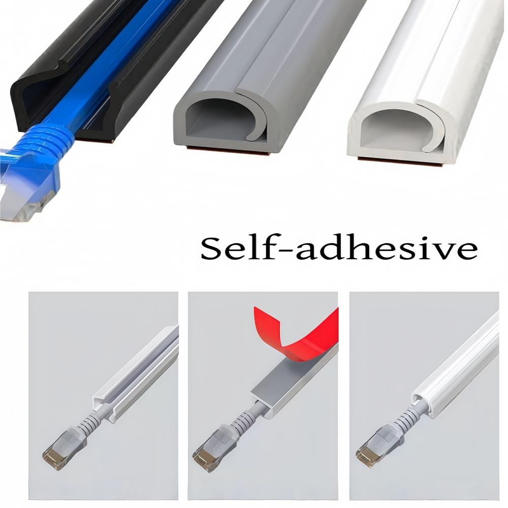 1PC 1m/2m/3meters Wire Cords Covers Paintable Cable Hider TV On Wall Wire Hiders Cable Management Cord Hider Wall