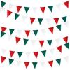 Bandierine Triangolari in Lino Giallo Degradé da 5 Metri (18 pezzi) per Decorazioni di Matrimonio, Festa o Compleanno