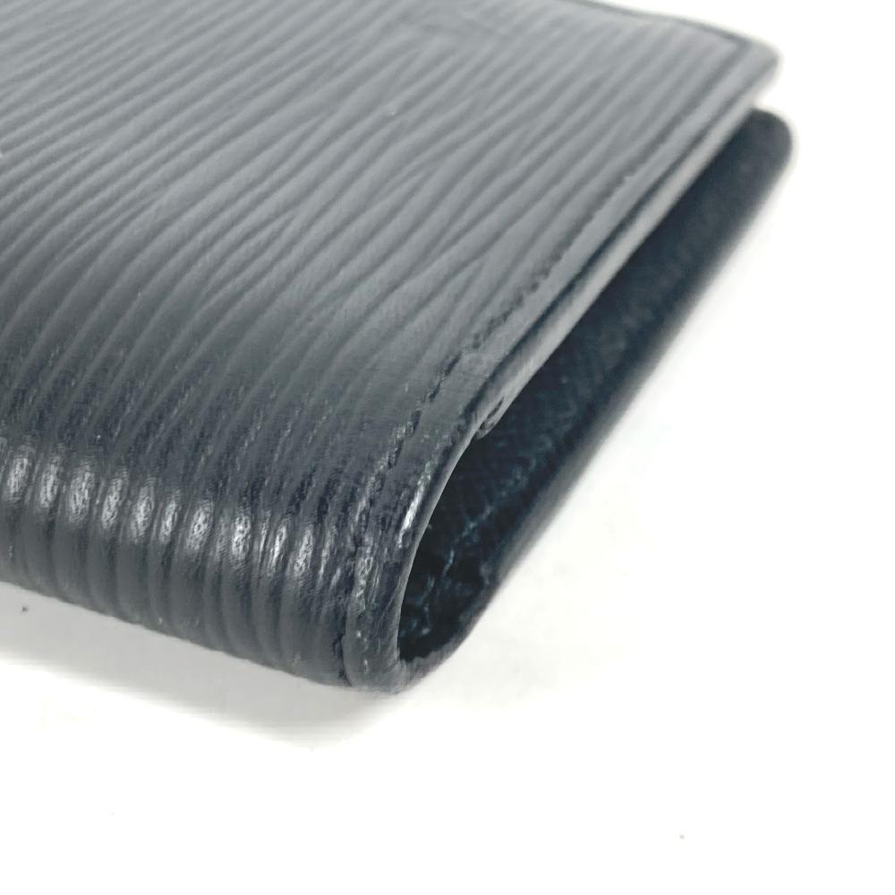 Louis Vuitton M60622 Epi Portefeuille Brazza bifold Long Wallet Noir Black