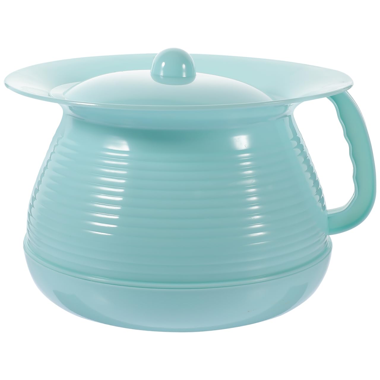 

GLEAVI Children s Potty with Lid, Chamber Pot for Home Use, Adult and Child-Friendly, Reusable Plastic, Easy to Clean