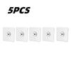 50PCS Adhesive Hooks Photo Frame Poster Hooks Waterproof Kitchen Bathroom Accessories Screw Hook