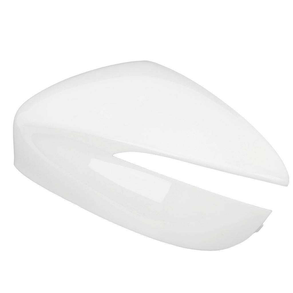 Side Mirror Cover Exterior Rearview Mirror Cover Cap Replacement for Mazda CX‑3 2015‑2019 Unpainted White