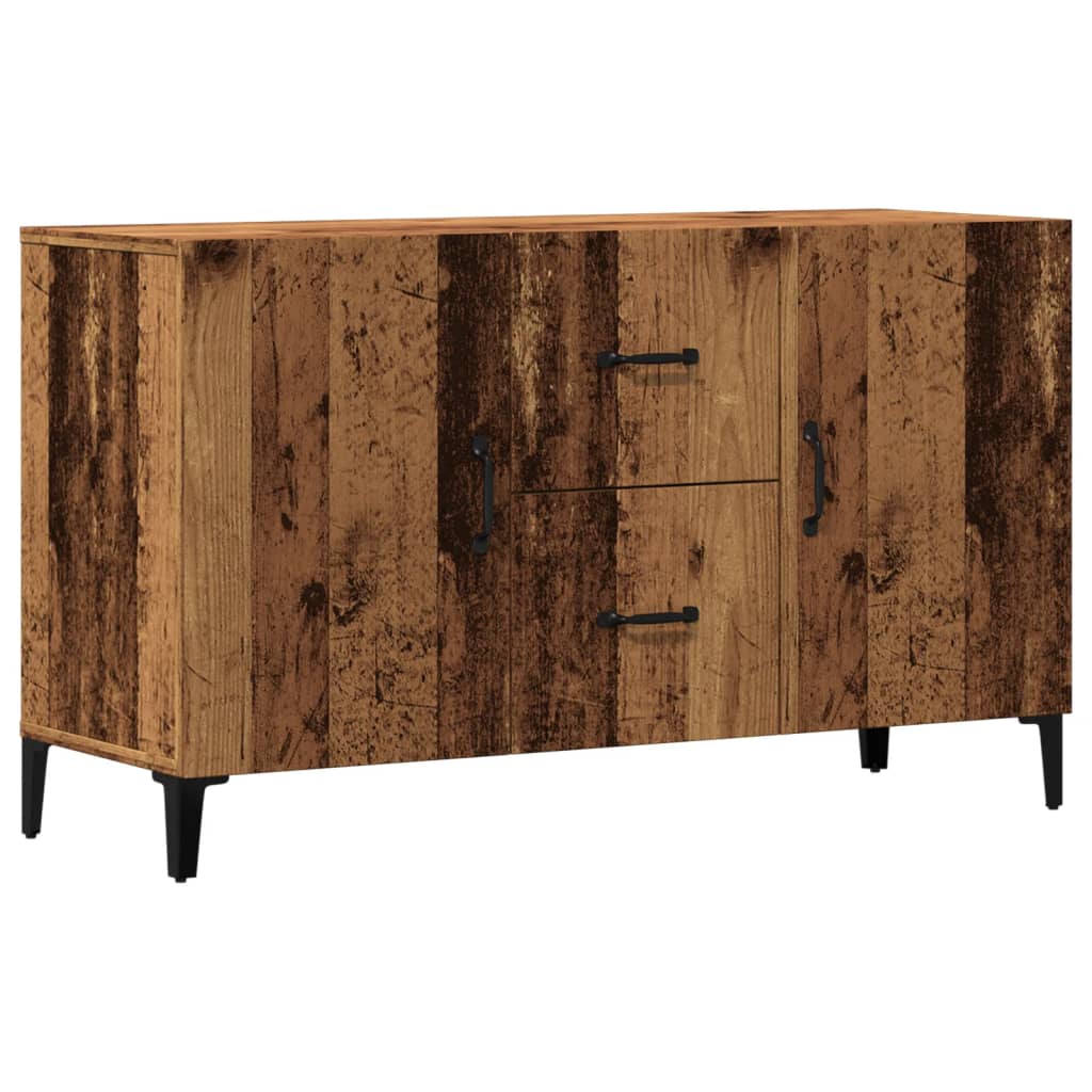 Vidaxl Chest of Drawers, Old Wood, 100X36X60 Cm, Wood-Based Material