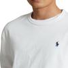 Polo Ralph Lauren T-skjorte Ss23 Ensfarget Rund hals Casual Pullover Langermet Dame Topper Hvit 323618711-001