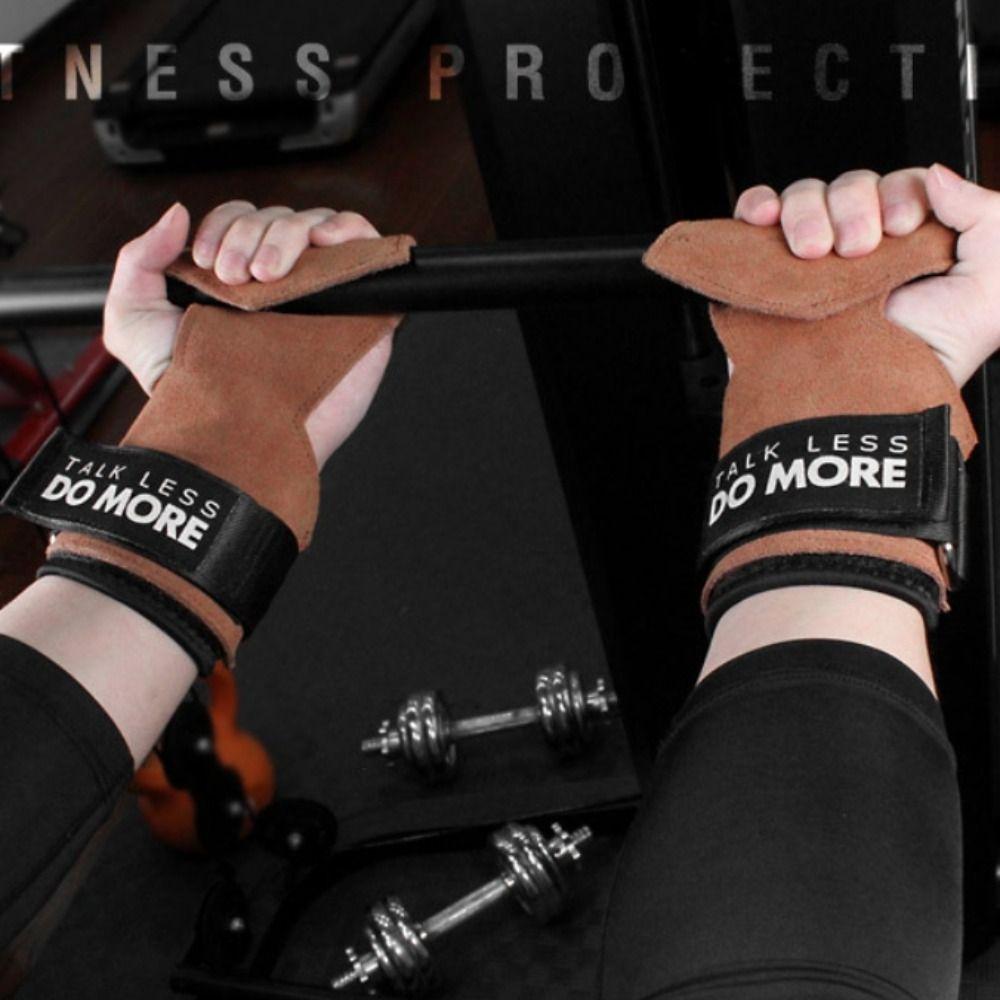1 Pair Thicken Fitness Power Straps Non-slip Deadlift Power Straps Sports Wrist Pads  Build Muscle