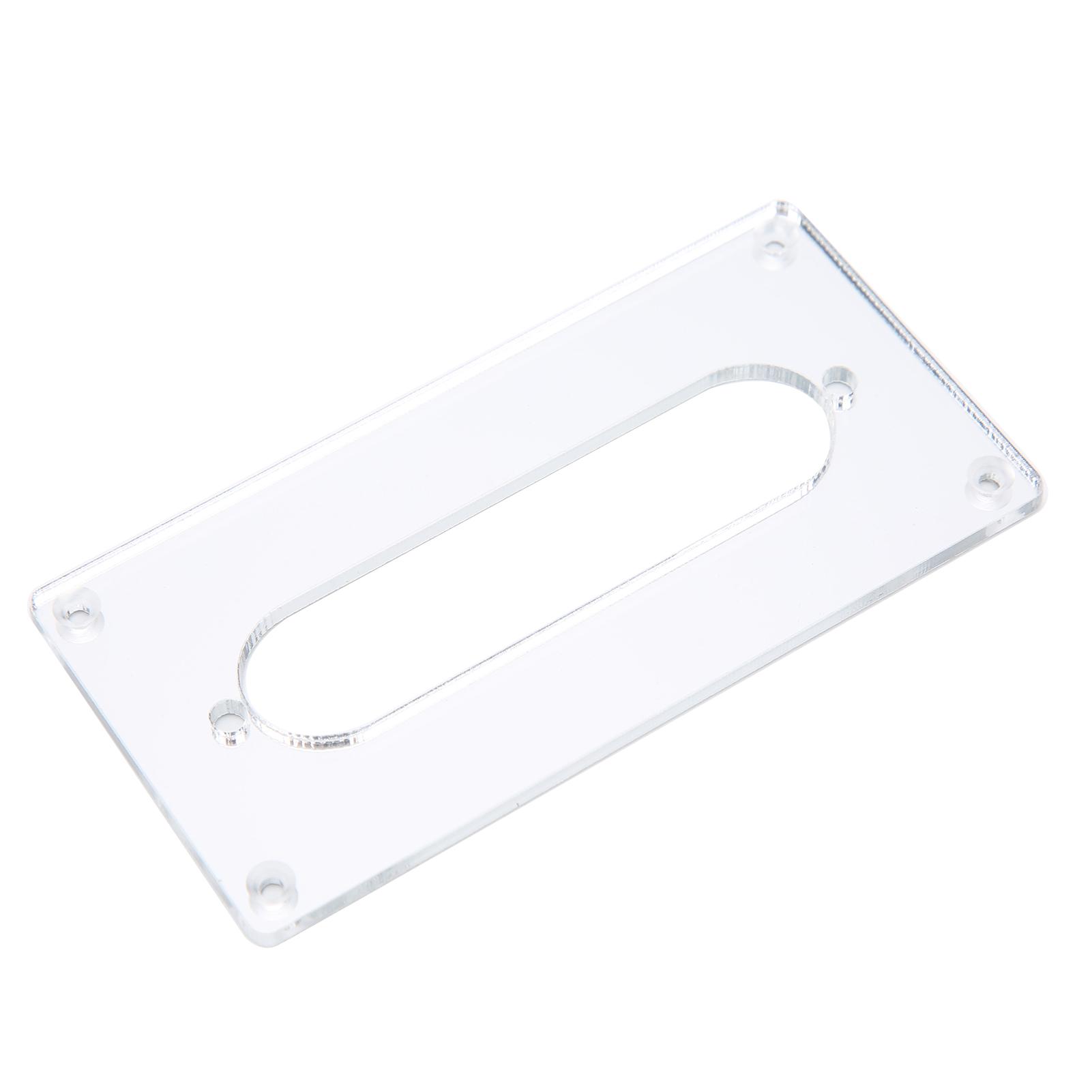 Guitar Pickup Cover Acrylic Frame Mounting Ring Accessory Replacement for Electric