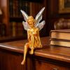 Yousheng Decorative Ornament, Flower Fairy Design Small Decorative Sculpture, Home Living Room Bedroom Office Table