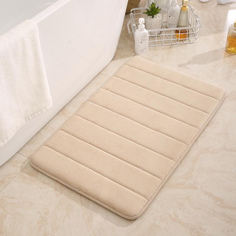 Thick Memory Foam Absorbent Non-Slip Doormat for Kitchen & Bathroom