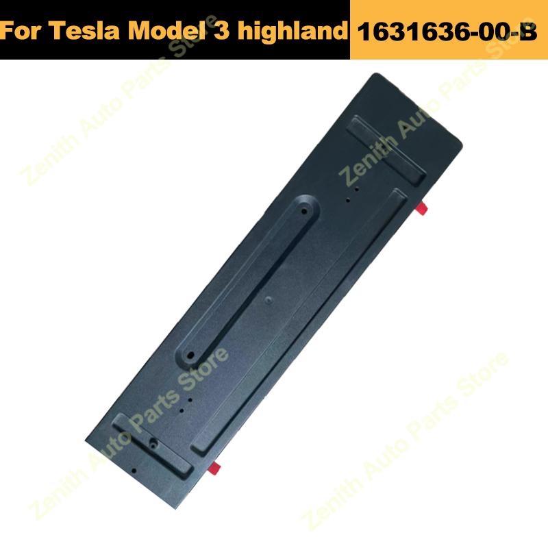 For Tesla Model 3 2024 2025 Highland Rear License Holder Plate Frame 1631636-00-B Number License Bracket Replacement Accessories