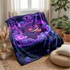 Gengar Printed Flannel Throw Blanket Soft Warm Lightweight All Season Blanket for Sofa Bed Camping Home Decor Holiday Gift