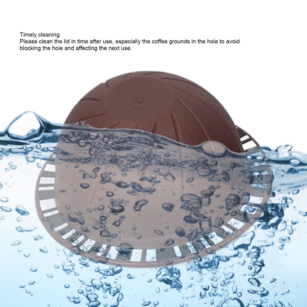 4pcs set 4 Pack Reusable Reusable Coffee Pod Coffee Pod Sticker Cover Home Coffee Brewing
