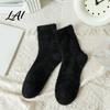 Cozy Plush Thermal Hosiery Thickened Imitation for Women Socks Mink Velvet Soft Socks Winter Durable Washable Warm Solid Color Home Indoor