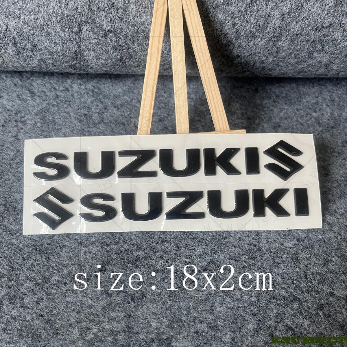 

For Suzuki Motorcycle Sticker 3D Tank Decals Logo Emblem