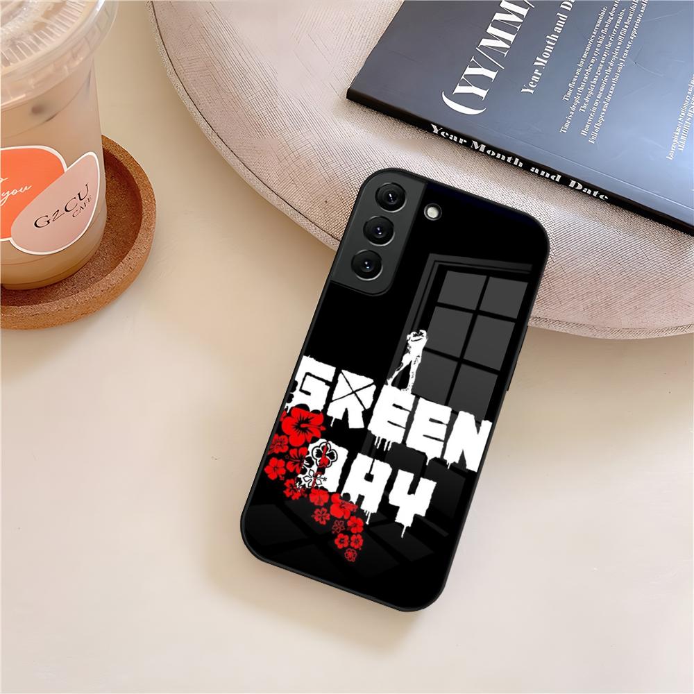 

Band Green Day Phone Case Glass For Samsung Galaxy S26 S25 S21 S22 S24 S23 S20 Ultra Fe Plus A16 A24 A55 A53 Coque Galaxy S21 FE 5G