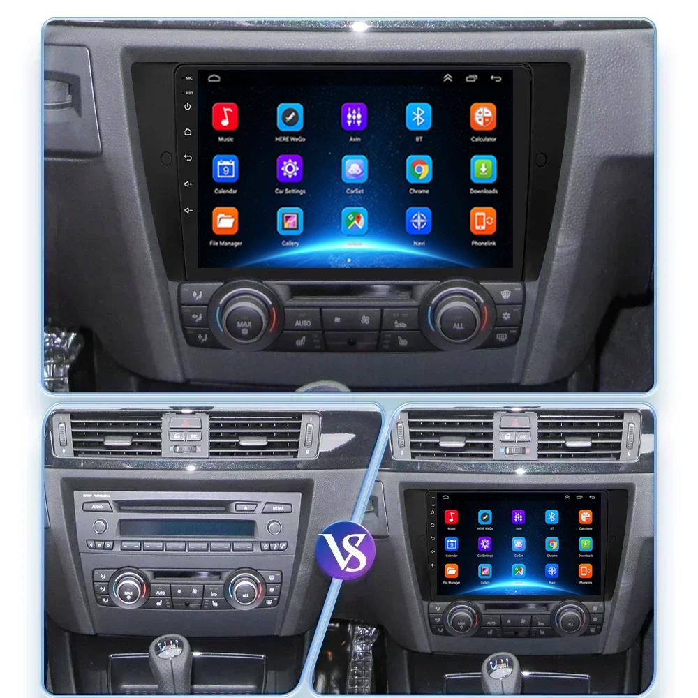 Autoradio multimédia Android 17 pour BMW E90 E91 E92 E93 Série 3, Navigation GPS, Stéréo Audio, Unité centrale 1 Din 2DIN sans lecteur DVD