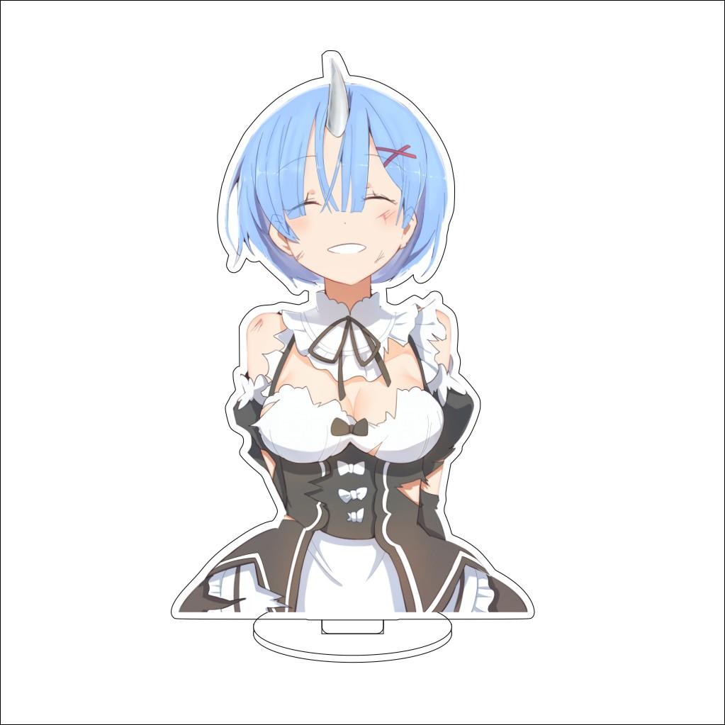 16CM Anime ZERO Starting Life in Another World Cosplay Acrylic Stand Ornaments Elsa Gran Hilte Figure Stand Halloween Gift