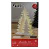 3D Wooden Christmas Tree with LED, Battery Powered