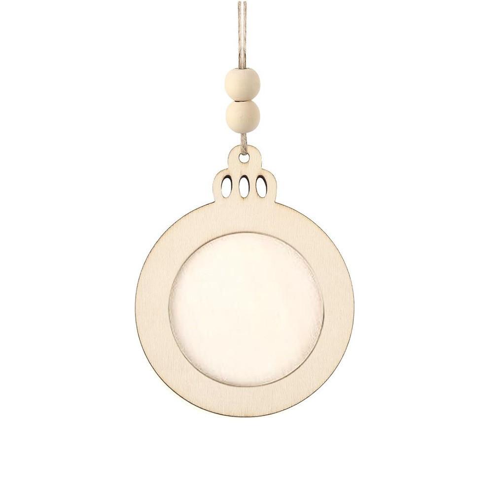 

Расписанные вручную подвески для рождественской вечеринки, деревянные поделки в европейском и американском стиле, рождественские фоторамки своими руками