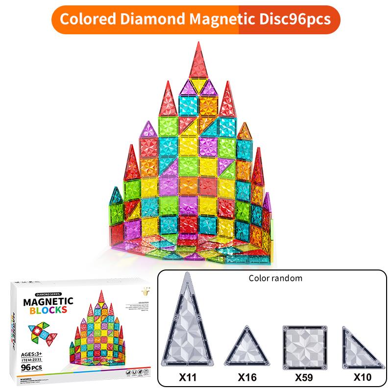 Magnetic Tiles for Kids Ages 3-5 4-8 Magnet Toys for 3 4 5 6 7 8+ Year Old Boys Girls Toddlers Magnetic Building Blocks Preschoo