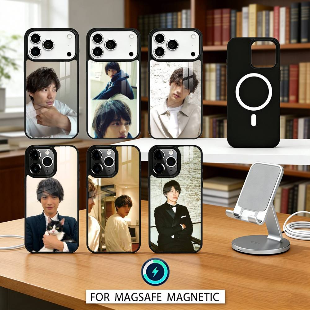 Good-looking Sota Fukushi Actor Phone Case For iPhone17,16,15,14,13,12,Pro,Max,Magnetic For Magsafe Wireless Charging