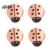 Office Cabinet Decor 4Pcs 3D Ladybug Refrigerator Magnet, Mini Ladybird Resin Fridge Magnets Decorative Memo Note Holder for Kitchen Whiteboard Kit