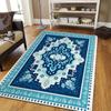 Ethnic Indian Mandala Carpet Design Area Rug Washable Floor Mat for Home Living Room Kitchen Bedroom Anti-slip Carpets