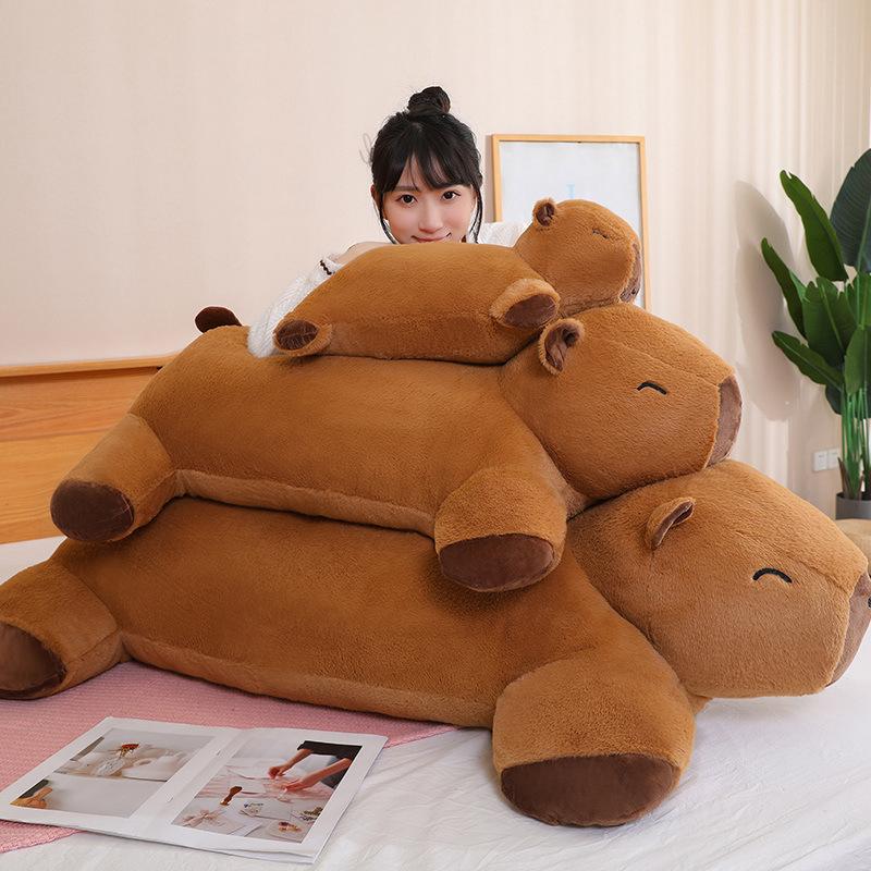 Cute Soft Capybara Throw Pillow Plush Toy Doll Capybara Doll Home Pillow Cushion Doll Doll