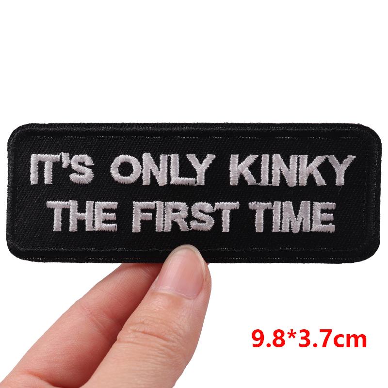 Black Series Letter Embroidered Patches Jackets Backpack Sew Badges Personalized Letter Slogans Iron On Patches For Clothing