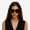 Balenciaga Bossy Glamorous BB Logo Series Square Sunglasses Women Sunglasses BB0323SK-002-55