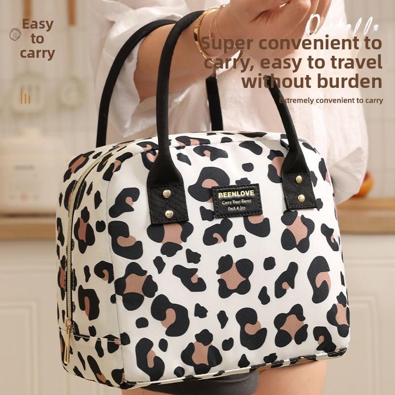 Modern Minimalist Portable Ice Bag With Polyester Material For Office Workers And Outdoor Use