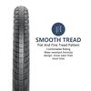 YunSCM Two 27.5 x 2.40 Tires, 27.5x2.40 60-584 Bicycle Tires, Suitable for 27.5" 2.40 Mountain Bikes and Cross Bikes, Y-147-A