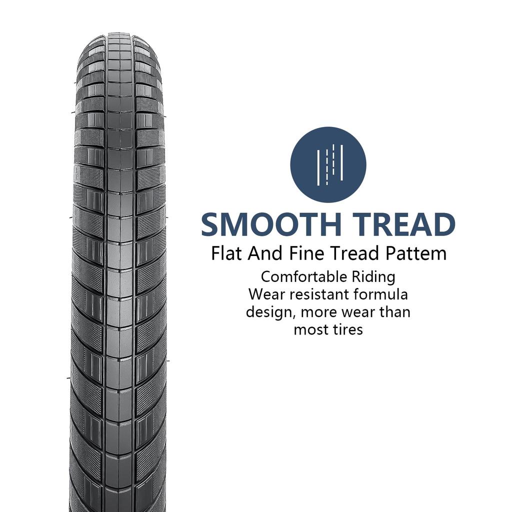 YunSCM Two 27.5 x 2.40 Tires, 27.5x2.40 60-584 Bicycle Tires, Suitable for 27.5" 2.40 Mountain Bikes and Cross Bikes, Y-147-A