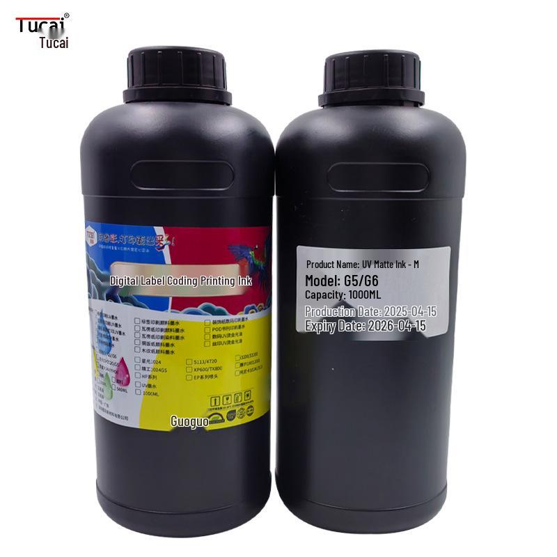 Matte UV Ink for i3200, XP600, TX800, Ricoh G5i/G5/6, Seiko, and Konica Printheads