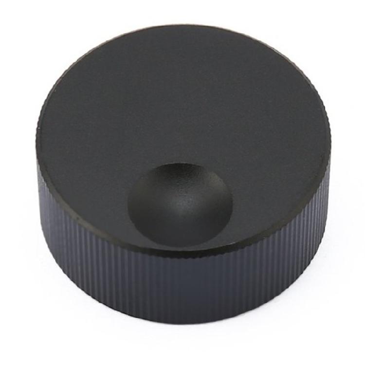 Ovladač hlasitosti 32x13mm Ovladač hlasitosti Černý Matný Pevný Hliník