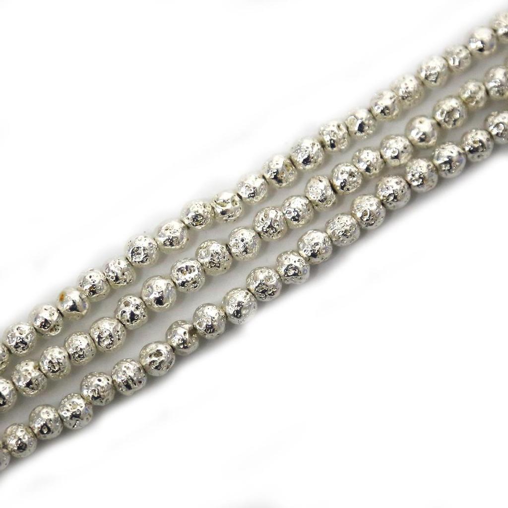 Přírodní lávový kámen kulaté hematitové korálky pro 4 6 8 10 mm vyšívání na výrobu šperků