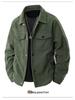 Japanese Retro Lapel Workwear Jacket - Men's Casual Loose Trendy Top for Spring and Autumn