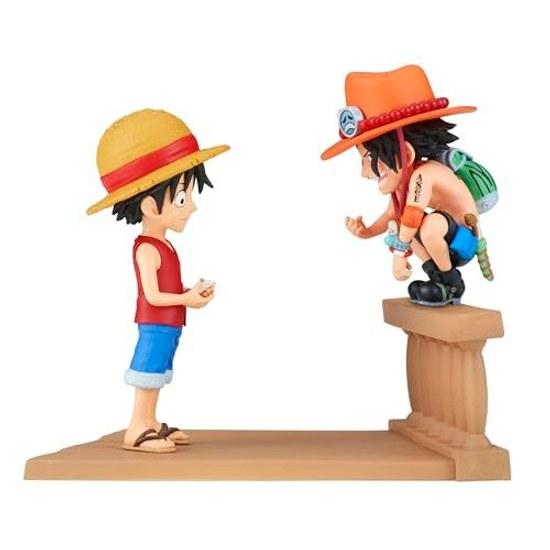 Banpresto One Piece Log Story Monkey D. Luffy Portgas Ace Bandai Spirits World Collectible Figure