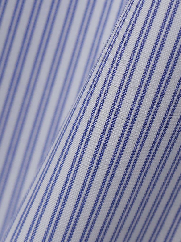 SHIPS Couleurs Chemise à Col Large à Rayures Clerc Facile d'Entretien pour Homme, Bleu, Taille 40, 211130390