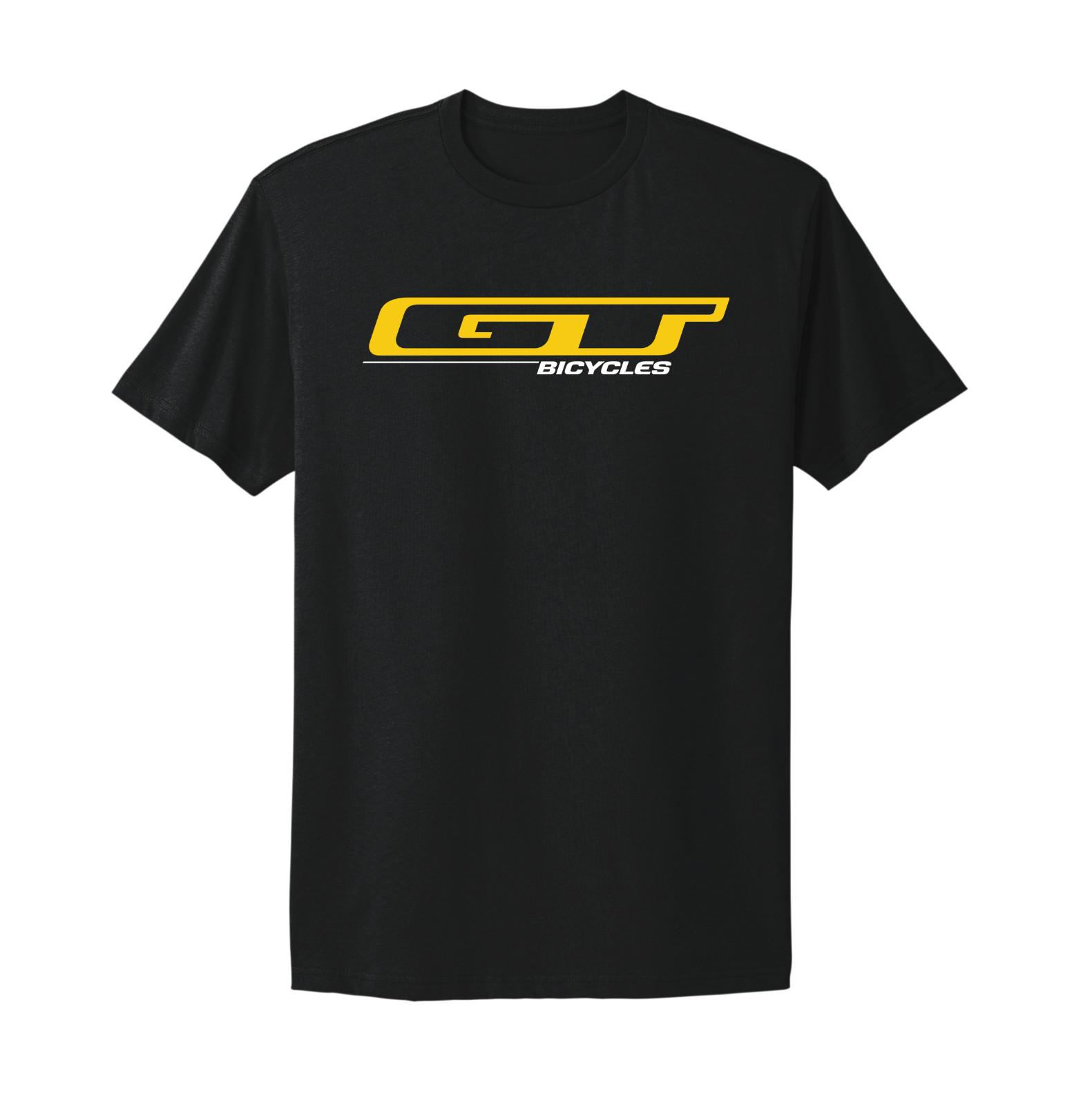 GT Bicycles Bike logo Unisex Black T-shirt Size S3XL XXXXL