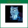 Stunning 3d Owl Led Desk Lamp With 7 Color Change Feature And Touch Art Controller
