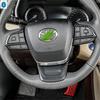 Carbon Fiber Look Car Steering Wheel Bottom Decor Frame Cover Trim ABS Accessories Fit For Toyota Highlander